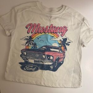 Ford Mustang Crop Tee | Girls Size 10